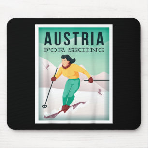 Alfombrilla De Ratón Austria Para Esquiar Pistensau & Skihaserl Comienc