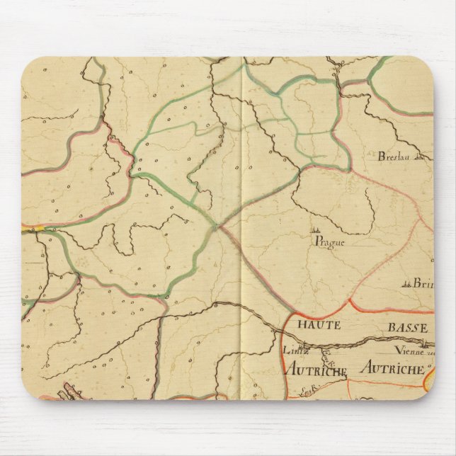 Alfombrilla De Ratón Austria y República Checa 3 (Frente)