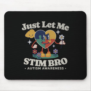 Alfombrilla De Ratón Autism Awareness Support Stimming Cute Butterfl