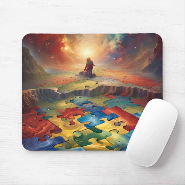 Alfombrilla De Ratón Autism Mom Mousepad (Con ratón)