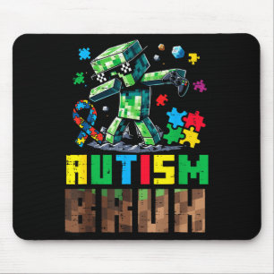Alfombrilla De Ratón Autismo bruh dab asd conciencia gamer niños jovene