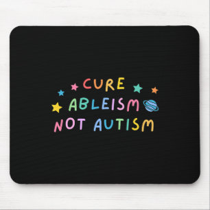 Alfombrilla De Ratón Autismo Conciencia Curar Ableísmo No Autismo