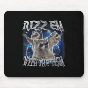 Alfombrilla De Ratón Autismo De Racoon Autista Meme Gracioso Rizz Em Co