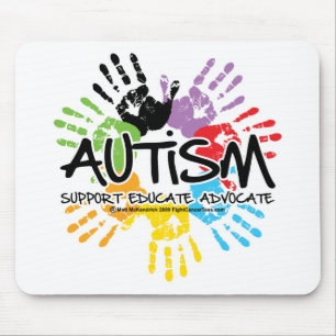 Alfombrilla De Ratón Autismo Handprint