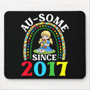 Alfombrilla De Ratón Autismo Impresionante Ausome Desde 2017 Conciencia