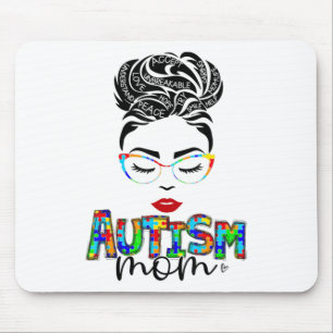 Alfombrilla De Ratón autismo mamá hijo desordenado conciencia de los bo
