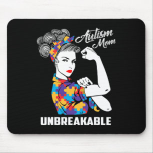 Alfombrilla De Ratón Autismo Mamá inquebrantable regalo de conciencia s
