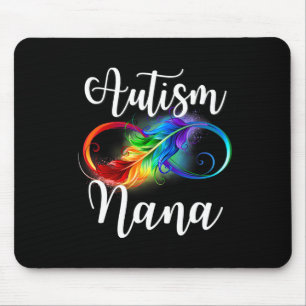 Alfombrilla De Ratón Autismo Nana Neurodiversidad Signo de Infinito Arc