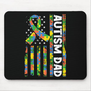 Alfombrilla De Ratón Autismo Papá Discapacidades Mes Awarene