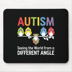Alfombrilla De Ratón Autismo viendo el mundo desde un ángulo diferente