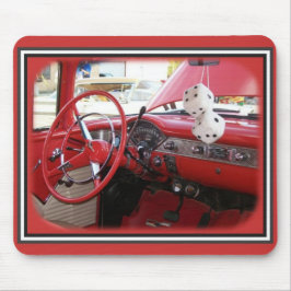 Alfombrilla De Ratón Auto clásico con dados