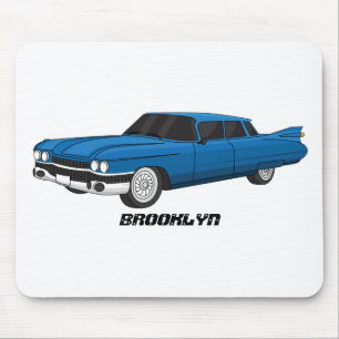 Alfombrilla De Ratón Auto clásico Guay blue 1959