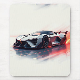 Alfombrilla De Ratón Auto deportivo futurista - Diseño elegante generad