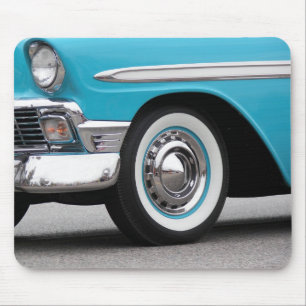 Alfombrilla De Ratón Auto turquesa retro 1956