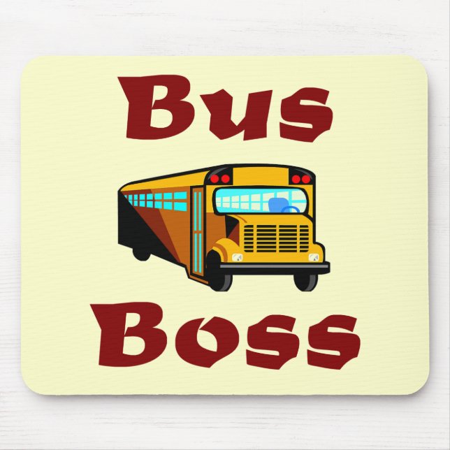 Alfombrilla De Ratón Autobús Boss Mousepad (Frente)