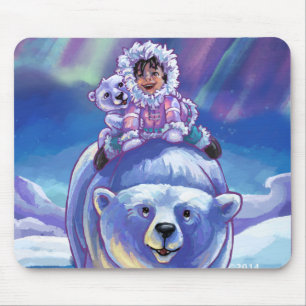 Alfombrilla De Ratón Autobús del Oso Polar