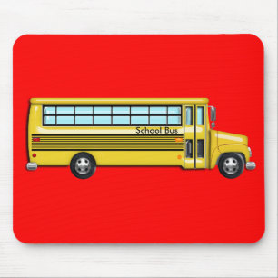 Alfombrilla De Ratón Autobús escolar