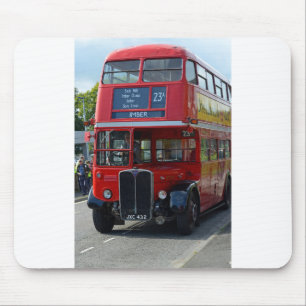Alfombrilla De Ratón Autobús Vintage de Londres