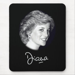 Alfombrilla De Ratón autógrafo Princess Diana