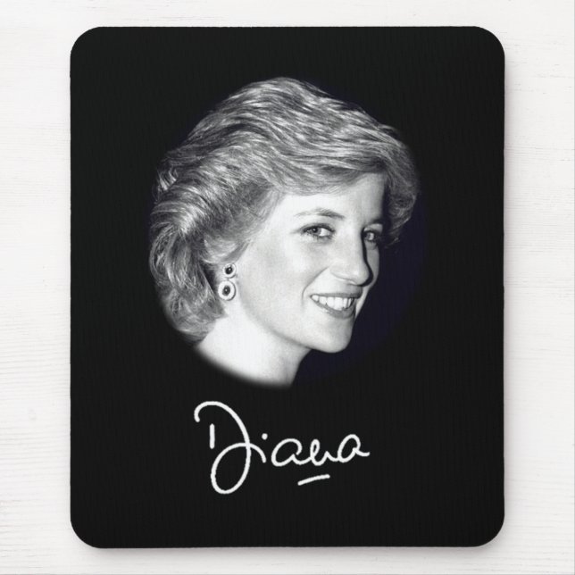 Alfombrilla De Ratón autógrafo Princess Diana (Frente)