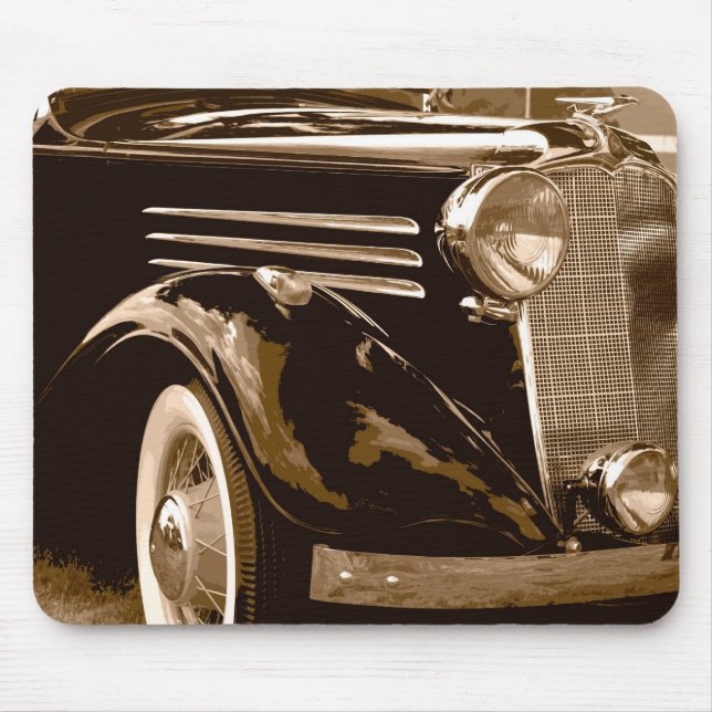 Alfombrilla De Ratón Automóvil descubierto 1934 de Vauxhall BX (Frente)