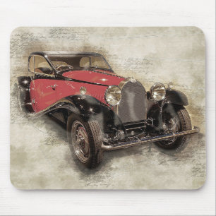 Alfombrilla De Ratón Automóvil Vintage