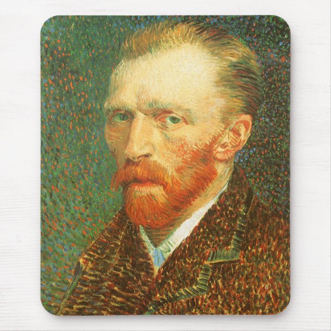 Alfombrilla De Ratón Autoretrato de Vincent van Gogh (Frente)