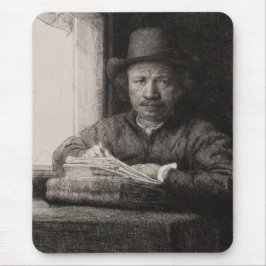 Alfombrilla De Ratón Autoretrato Rembrandt CC0169 Mousepad