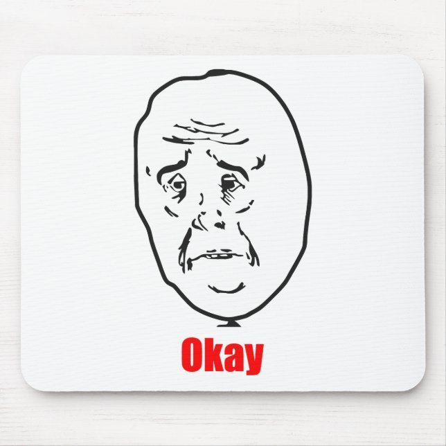 Alfombrilla De Ratón Autorización - Meme (Frente)