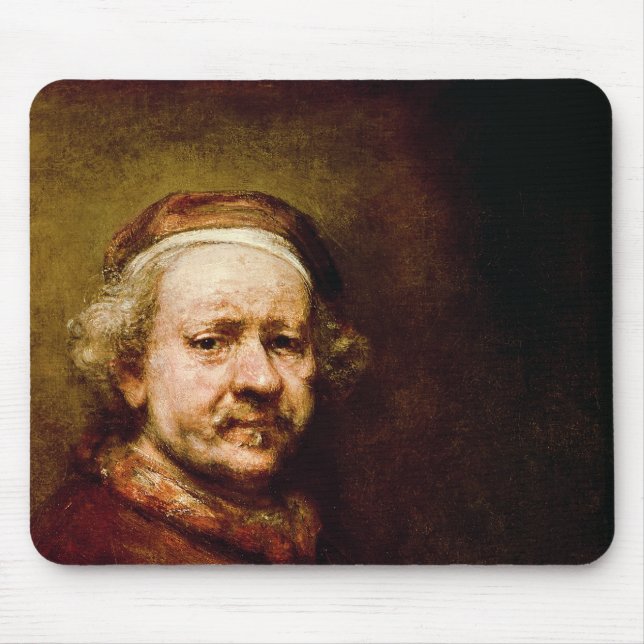 Alfombrilla De Ratón Autorretrato adentro a la edad de 63, 1669 (Frente)