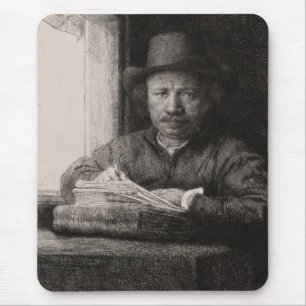 Alfombrilla De Ratón Autorretrato CC0169 Mousepad de Rembrandt