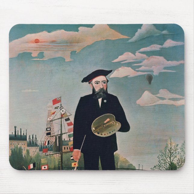 Alfombrilla De Ratón Autorretrato, de L'ile St. Louis, 1890 (Frente)