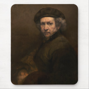 Alfombrilla De Ratón Autorretrato de Rembrandt: Pintor de la Edad de Or