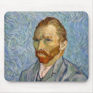 Alfombrilla De Ratón Autorretrato de Vincent Van Gogh