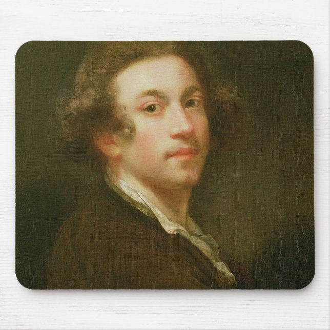 Alfombrilla De Ratón Autorretrato, mirando sobre el hombro derecho (Frente)