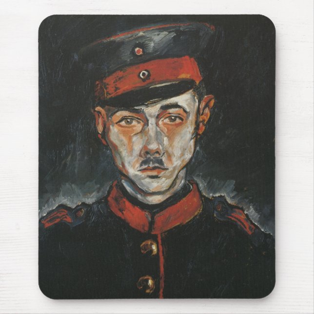 Alfombrilla De Ratón Autorretrato (por Walter Gramatté) (Frente)