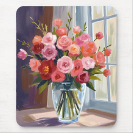 Alfombrilla De Ratón Autumn Rose Bouquet Floral Fall