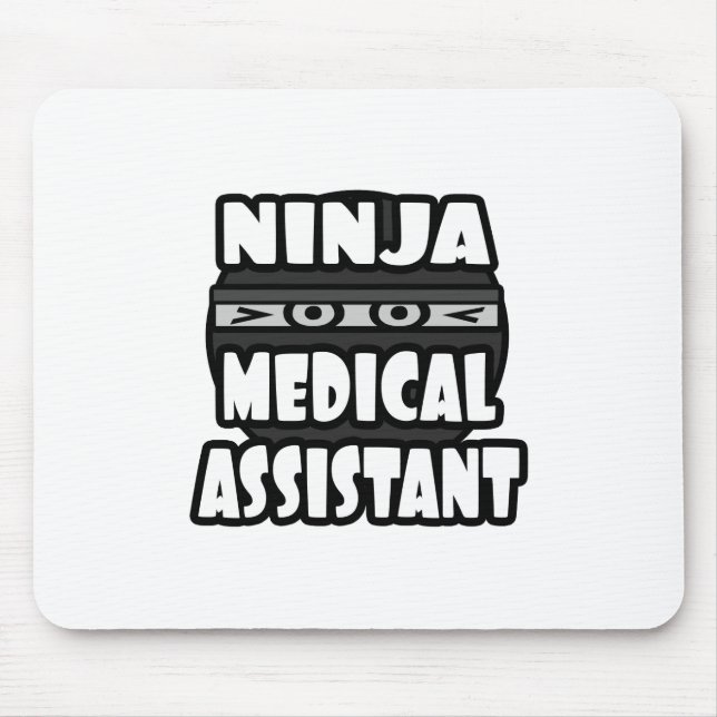 Alfombrilla De Ratón Auxiliar Médico de Ninja (Frente)