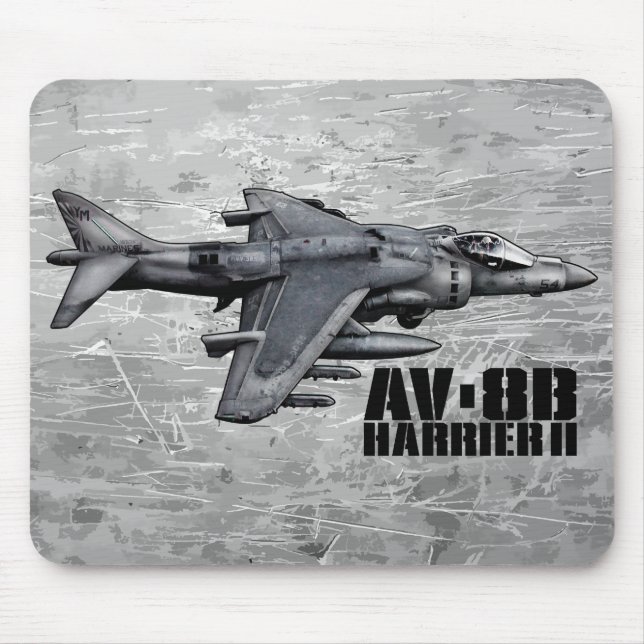 Alfombrilla De Ratón AV-8B Harrier II (Frente)
