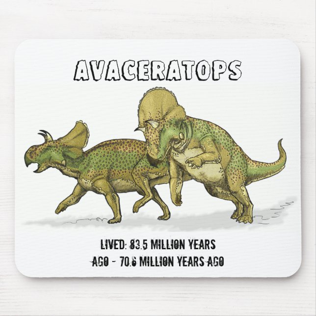 Alfombrilla De Ratón Avaceratops Dinosaur Mousepad (Frente)