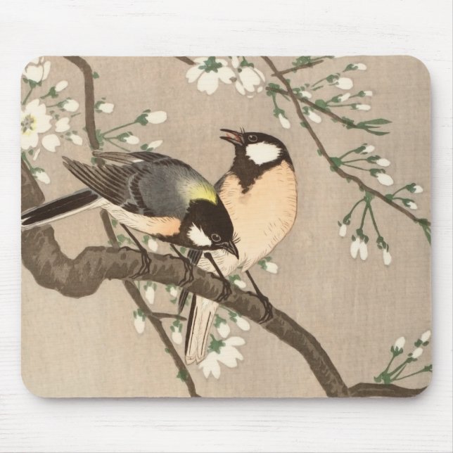 Alfombrilla De Ratón Ave del pájaro Koson de Asia (Frente)