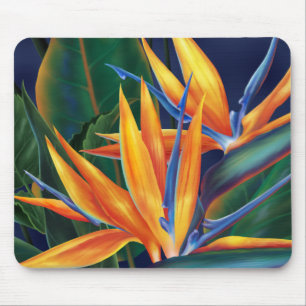 Alfombrilla De Ratón Ave del paraíso tropical Mousepad