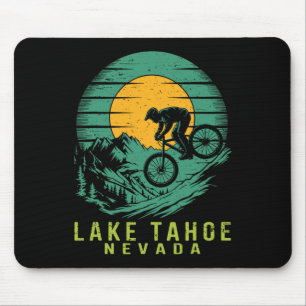 Alfombrilla De Ratón Aventura de ciclismo de montaña en Lake Tahoe Neva