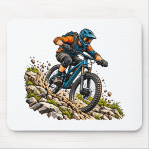 Alfombrilla De Ratón Aventura de ciclismo de montaña para ciclistas de 