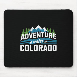 Alfombrilla De Ratón Aventura de Colorado espera senderismo en Montañas