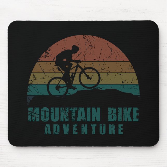Alfombrilla De Ratón Aventura en bicicleta de montaña Mtb (Frente)