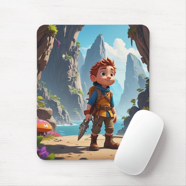 Alfombrilla De Ratón Aventura - Mousepad (Con ratón)