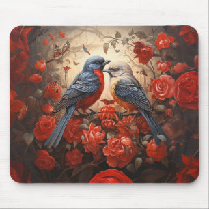 Alfombrilla De Ratón Aves amorosas