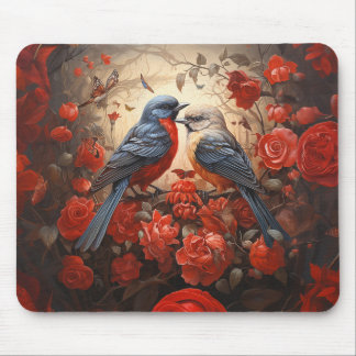 Alfombrilla De Ratón Aves amorosas