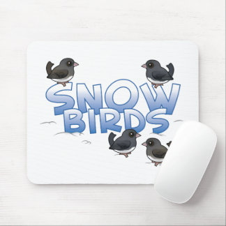 Alfombrilla De Ratón Aves de nieve